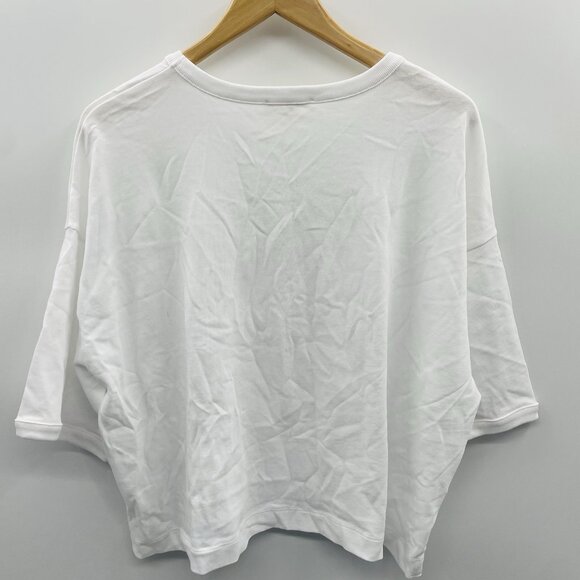 Madewell Womens Size XL 100% Cotton Relaxed Boxy Tee in White $52 NS573 1064 - Picture 5 of 8